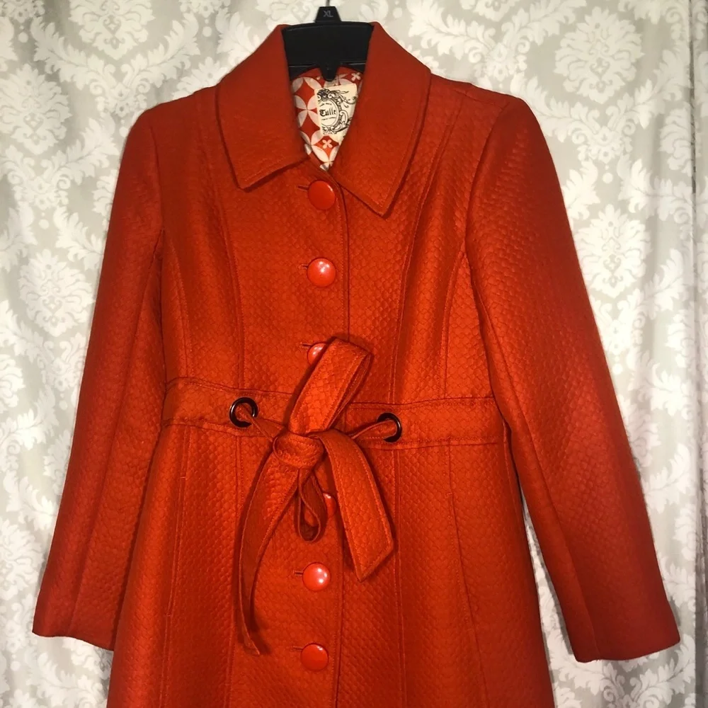 Tulle Short Trenchcoat S